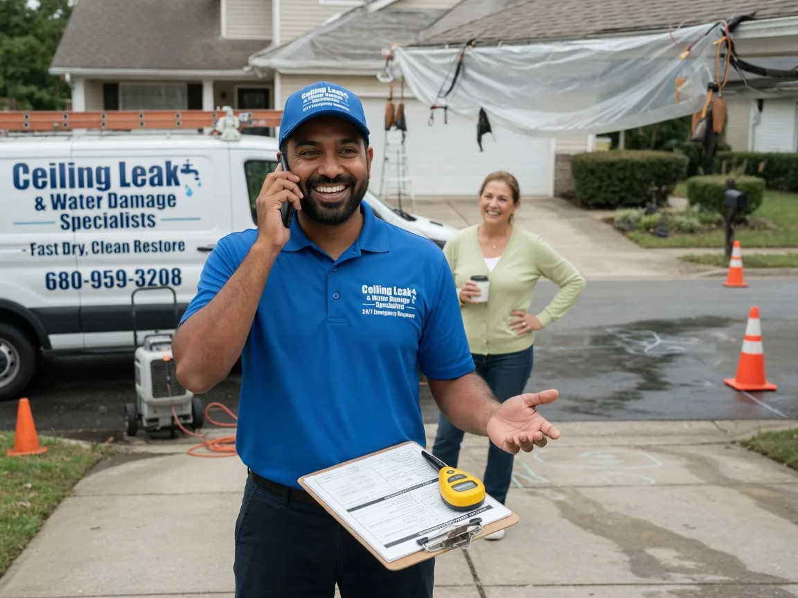 Ceiling Leak Cleanup Menomonee Falls, WI FAQs